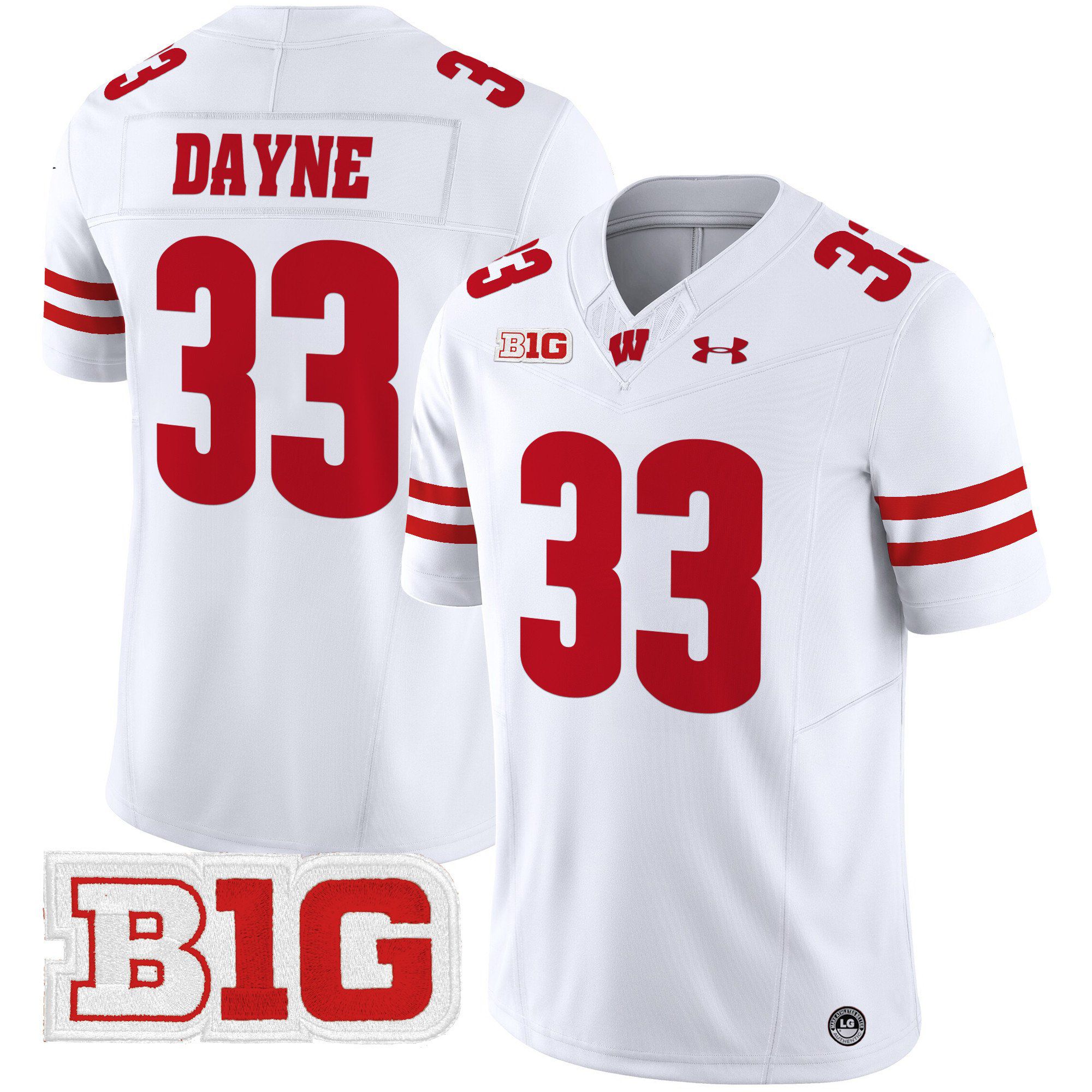Men Wisconsin Badgers #33 Dayne White 2024 Vapor Limited NCAA Jersey->ncaa teams->NCAA Jersey